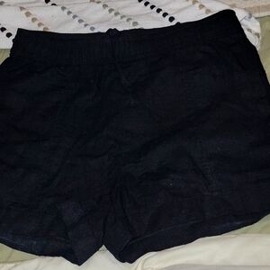 Old Navy High rise linen shorts sz Medium